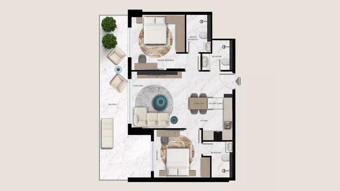 Aark Terraces в DubaiLand